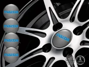 Mazda Raddekal Marke Premium-Dome-Labels